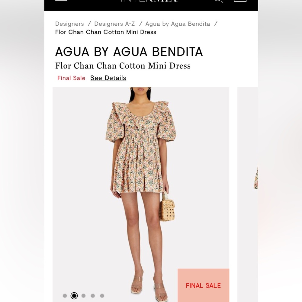 Agua by Agua Bendita dress NWT